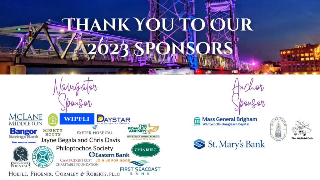 Thank You To Our 2023 Sponsors For Changing lives